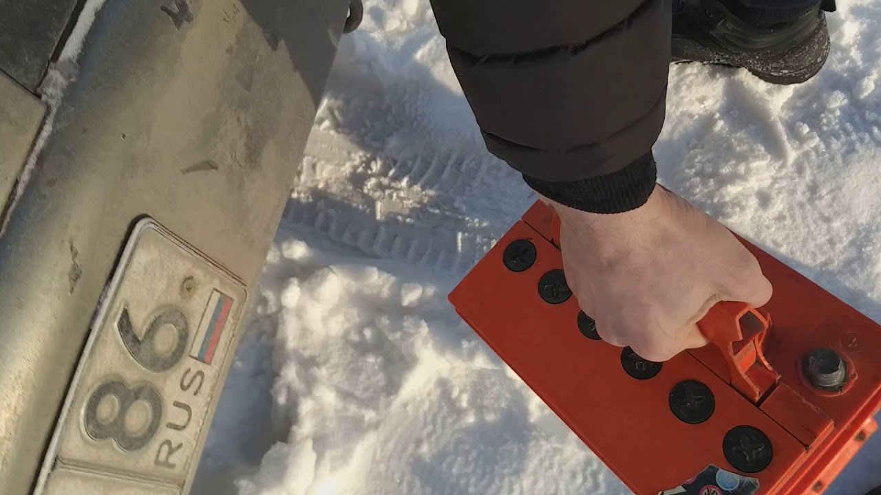 Заводим ваз 2112 В мороз -30 - YouTube