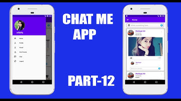 Chat Me App - 12 - Read Profile Image Username From Firebase  - Social Networking App