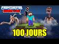 SURVIVRE 100 JOURS Sur Une ILE DÉSERTE Avec Des DWELLERS En Hardcore Minecraft From The Fog Film mp3