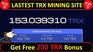 New Trx Mining Site Today | New Tron mining site 2023, Best TRX mining site today, Cloud mining site