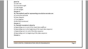 MCQ - EC8501 - DIGITAL COMMUNICATION- UNIT 5
