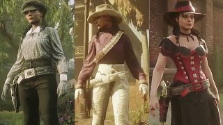 Red Dead Online Beautiful Female Outfits With Full Tutorial