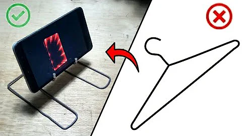 Mobile stand from Hanger