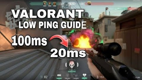 How to get low ping in Valorant !  ||  30ms & 0% Packet Loss