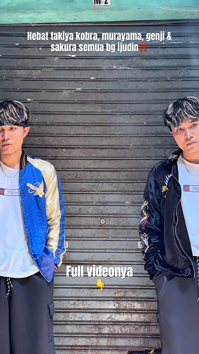 ☝️di atas full videonya sudah tayang ‼️#cobra #genji #murayama