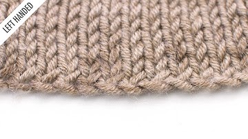 The Knitted Cast On :: Knitting Cast On #4 :: Left Handed