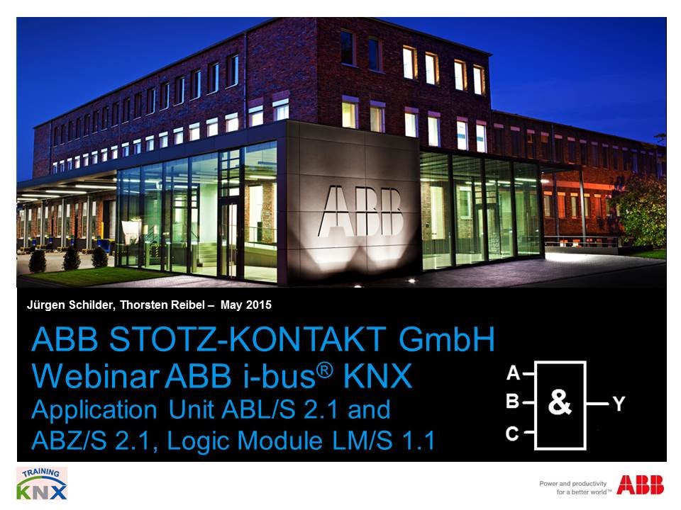 Webinar about Application Modules