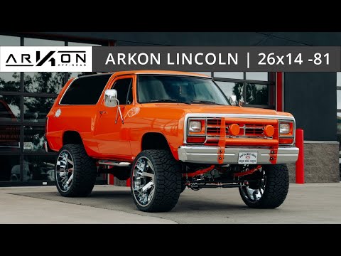 ARKON Lincoln 26x14 -81 | 1988 Dodge Ramcharger