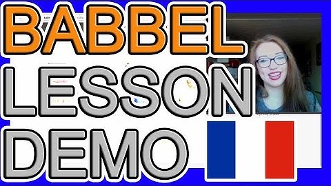 Babbel Lesson Demonstration & Review (Part 2 of 3)