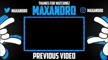 How To Make A Cool Endscreen/Outro On Android (PS Touch)