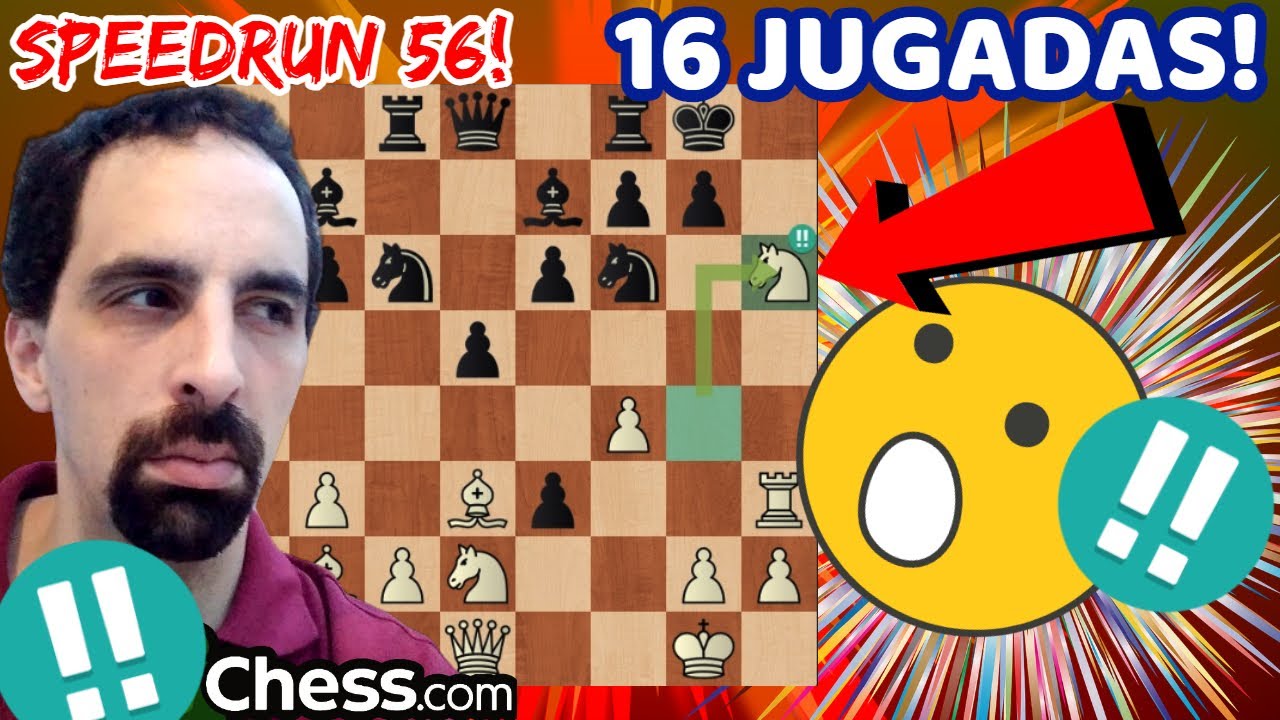 Juego SISTEMA ZUKERTORT y... ataco?! 🤣 🔊 (AUDIO CORREGIDO!) 🔈  Speedrun 56 Chesscom