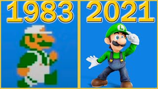Evolution of Luigi 1983-2021