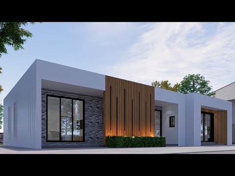 Functional and Modern 3Bedroom House Design Idea 12m x 18m