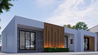 Functional and Modern 3Bedroom House Design Idea 12m x 18m