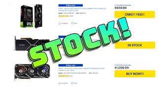 Are GPU's About to Come Back IN STOCK? A GPU Crisis Update (July 2021)