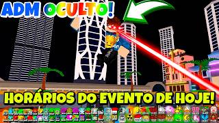O ADM OCULTO CONFIRMOU OS HORÁRIOS DO NOVO EVENTO SECRETO DE HOJE NO ROUBE UM BRAINROT!