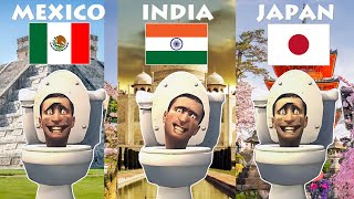 Skibidi Toilet but in different countries sound variations 2