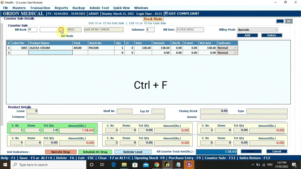 MediRx- COUNTER SALE -  FAST SAVE
