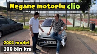 Megane motorlu Clio satışa geldi  artık veda zamanı  2001 Renault clio rxt inceleme