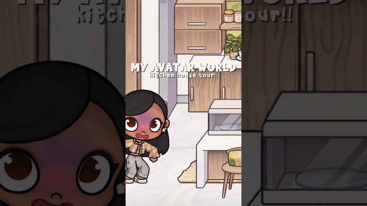 MY AVATAR WORLD NEW KITCHEN HOUSE TOUR!! 🏠🫧🤩 