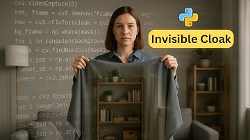 Invisible Cloak using OpenCV NumPy in Python - Speed Code