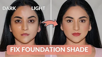 How To Fix ANY Wrong Foundation Shade Like a Pro!💯