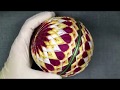 One Minute In Studio Finishing Temari1 at The Illustrated Egg