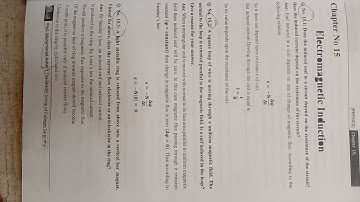 2nd year notes. physics chapter #14 electromagnetic induction. short question of board and exercise