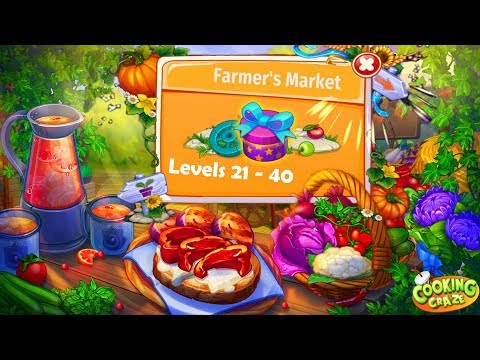 Cooking Craze/ Farmer's Market Event/ Levels from 21- 40/Is it Hard?