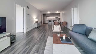 A South Loop 2-bedroom + den, 2-bath 2-D at the iconic NEMA apartments