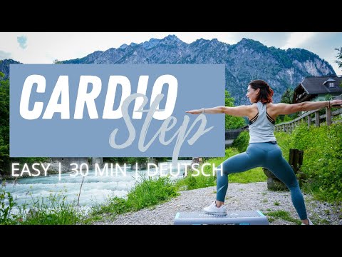 30 Minuten - Step Aerobic Cardio | Grundschritte |  Anfänger Step Training | Keine Choreo | Deutsch