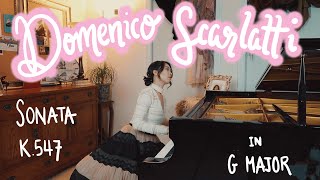 DOMENICO SCARLATTI | Sonata in G Major K.547 | Tracy Wong