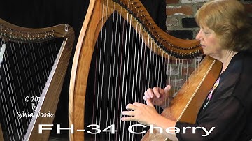 Dusty Strings FH-34 Harps in various woods