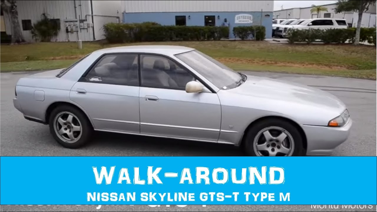 Silver Nissan Skyline Gts T 4door In Usa For Sale Youtube