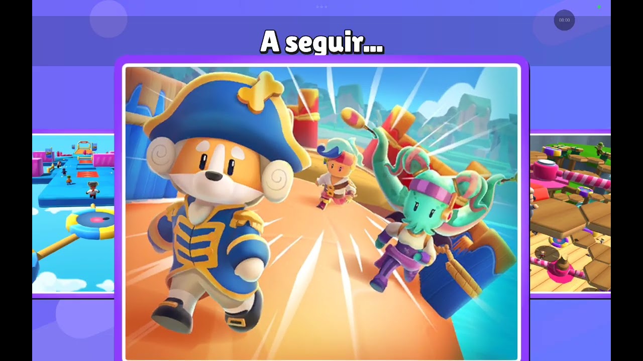 Jogando Stumble Guys