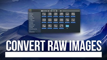 How to Convert Raw Images in Mac without photoshop or websites - just using what you already got