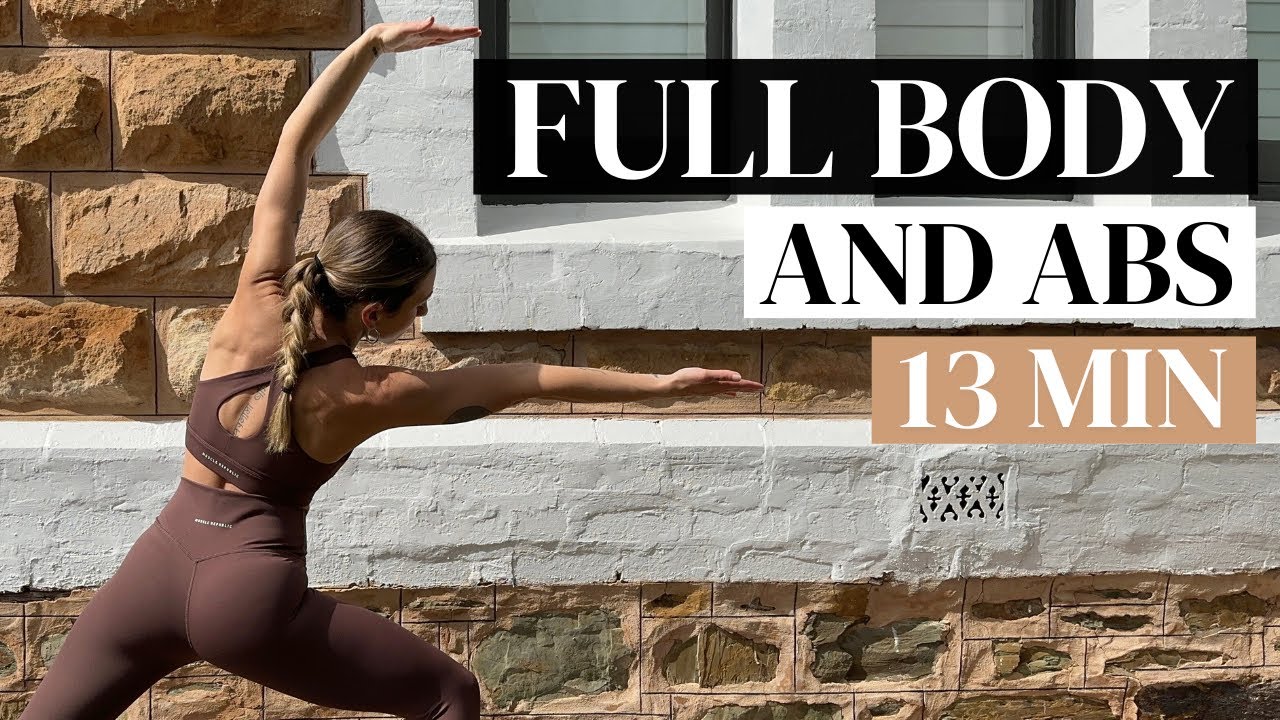 13 MIN SPICY FULL BODY & ABS WORKOUT // MINIMAL EQUIPMENT, NO REPEATS ...