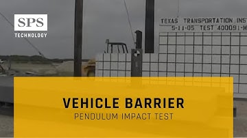 SPS Technology Special Applications | Vehicle Barrier Pendulum Impact Test
