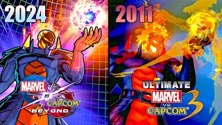 Marvel vs Capcom Infinite & Beyond vs UMVC3 Hyper Combo Comparison [4K60ᶠᵖˢ]