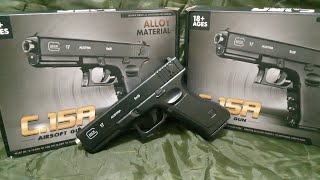 รีวิวปืนอัดลม C.15a ทรง Glock