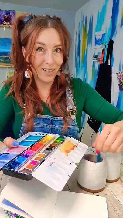 🍉🍉🍉 This is a perfect beginner painting if you need a win! #watercolor #easywatercolor