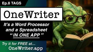 OneWriter in Five Minutes Ep. 8 - TAGS screenshot 3