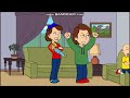 Caillou Calls The New Baby Stupid Grounded 