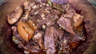 Pork Innards with Blood Naga Style Recipe | Every Naga Family’s Favourite | Naga Kitchen
