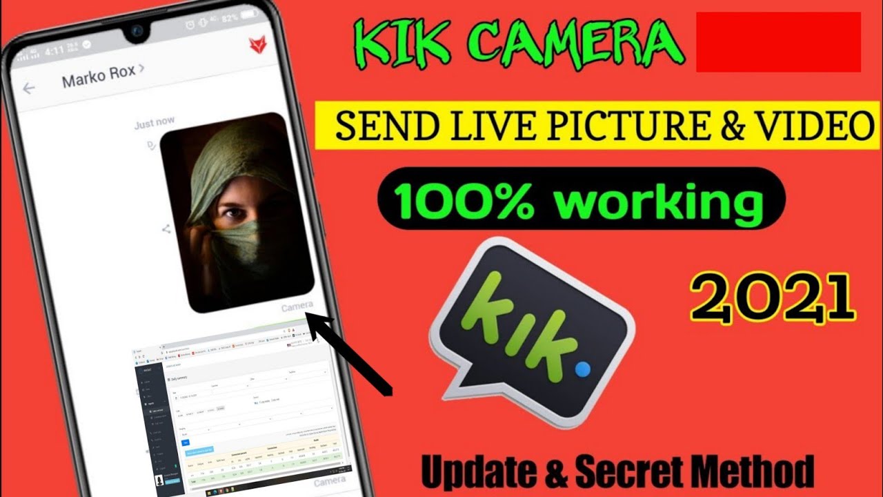 How To Send Fake Live Camera Picture & Videos On KIK 2022-Lynx remix Kik update Method | Kik moded -