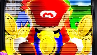 Super Mario 64, but if I collect a coin the video ends