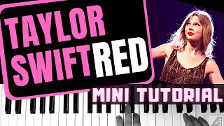 Taylor Swift - Red en piano (tutorial) shorts