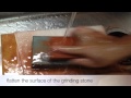 HOW TO MAKE SHISHI " kitchen knife sharpening"step1 Preparation of the grindstone