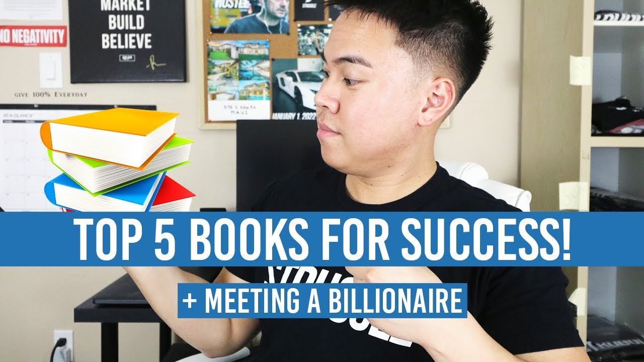 TOP 5 BOOKS FOR SUCCESS & KICKING ASS!! + Meeting A BILLIONAIRE! - YouTube