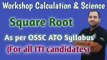 Workshop Calculation & Science | Square Root | B MOHAN KUMAR #ossc #ato #calculation